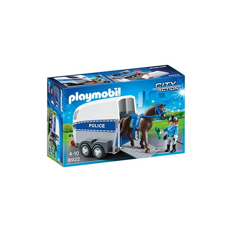 Playmobil 6922 Police with Horse and Trailer