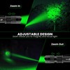 ULTRAFIRE 2 Pack Rechargeable Mini Green Light Flashlight, Single Mode