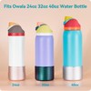 Botella de agua de silicona Boot, Bling antideslizante manga protectora
