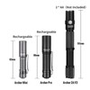 ThruNite EDC Flashlight Archer Mini, 405 Lumens Tail Switch LED