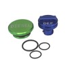 WLOOD Diesel Fuel Cap for Dodge Ram, Aluminum Factory Combo