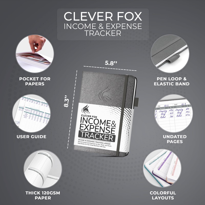 Clever Fox Income & Expense Tracker – Accounting & Bookkeeping