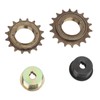 2PCS Freewheel Left Drive Adapter Set Iron 16T 18T Bike