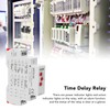 Multifunctional Time Relay LED Indicator Rail Mounting Flame Retardant Delay