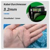 30 m Transparent Cable 28AWG 2 Core PVC Cable Transparent