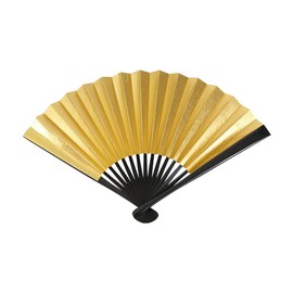 Wargo Kimono Kimono Folding Fan for Tomesode, gold