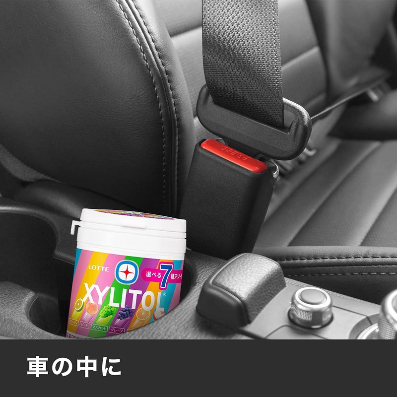 Lotte xylitol gum seven assorted bottle 143g [Parallel import]