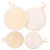 Gatuida 4 pcs Face Scrub Pads Soft Exfoliating Facial Loofah