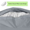 Apex Furnishings Single Duvet Cover Set Soft Microfibre Silver Bedding