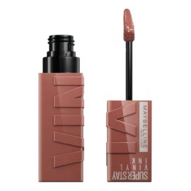 Maybelline Labial Superstay Vinyl Ink 4.2ml, dura 16H, da brillo, sin grumos, sin transferencias