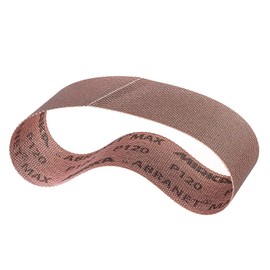 Mirka Abranet Max Sanding Belt 75 x 533 mm / Grain P120 / Pack of 2 for Hand Sanders Belt Sander Hand Belt Sander