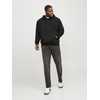 JACK & JONES Male Hoodie Plus Size Plain Hoodie, black