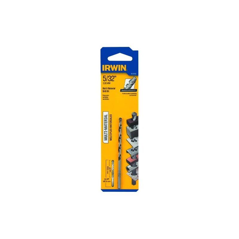 Irwin Tools DRILL BIT 5/32"X3-1/2" MULTI MATERIAL