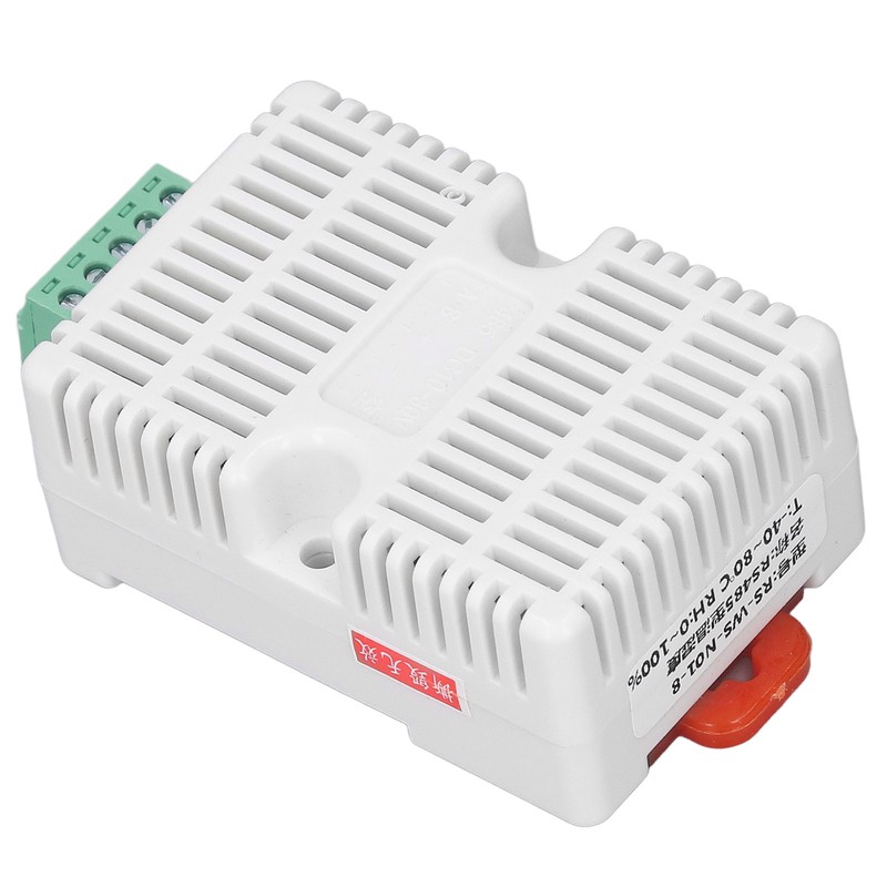 Temperature Humidity Sensor Module RS485 Communication 35mm Rail Installation Temp