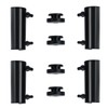 VPZMT Rubber Mounts Support Cushion Hard Saddle Bags for Harley