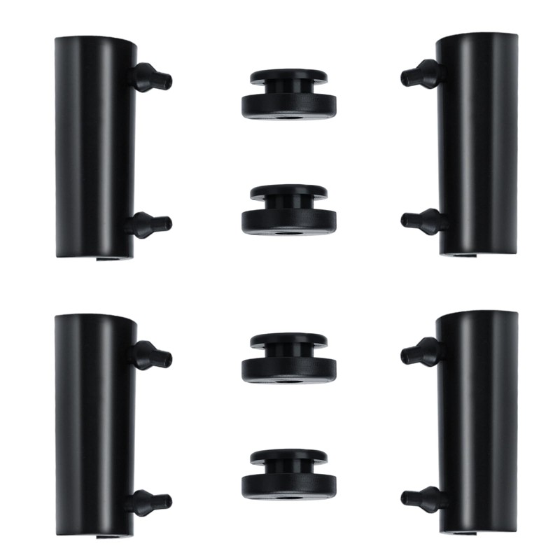 VPZMT Rubber Mounts Support Cushion Hard Saddle Bags for Harley