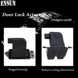Ensun Rear Tailgate Trunk Latch Lock Actuator Compatible with 2013-2018 Santa Fe/Santa Fe Sport 2019 Hyundai Santa Fe XL 2015-2021 Sedona 2014-2015 Sorento
