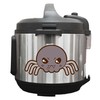 Menacingly Cute Dark Grey Spider - 7 inch Vinyl Decals