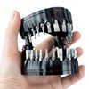 Denture Drill Bit Holder with 28 Bits fits 1/4 Inch