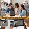 Meetory Money Saving Box, Plus Size 10000 Saving Challenge Box