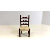 Bodo Hennig Dollhouse Wood and Cane Chair - 70s and