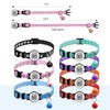 2-Pack Footprint & Reflective Cat Collar with QR Code Smart