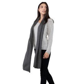 Alashan Cashmere 100% Cashmere Essential Scarf (Graphite)