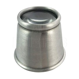 7x Jewellers Eye Glass Loupe Magnifing Aluminium Check Gold scrap