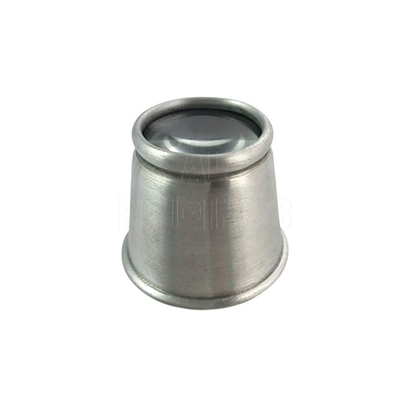 7x Jewellers Eye Glass Loupe Magnifing Aluminium Check Gold scrap