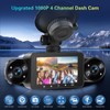 Dash Cam Front and Rear Inside, 4 Channel Dash Cam