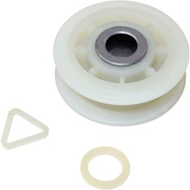 HQRP Dryer Idler Pulley Wheel Roller Replacement for Whirlpool Kenmore 279640 WP279640 AP3094197 PS334244 W10837240 AP5988716 PS11726337 W10547290