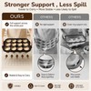 2 Pack Silicone Muffin Pans for Baking, 12-Cup Muffin Tin