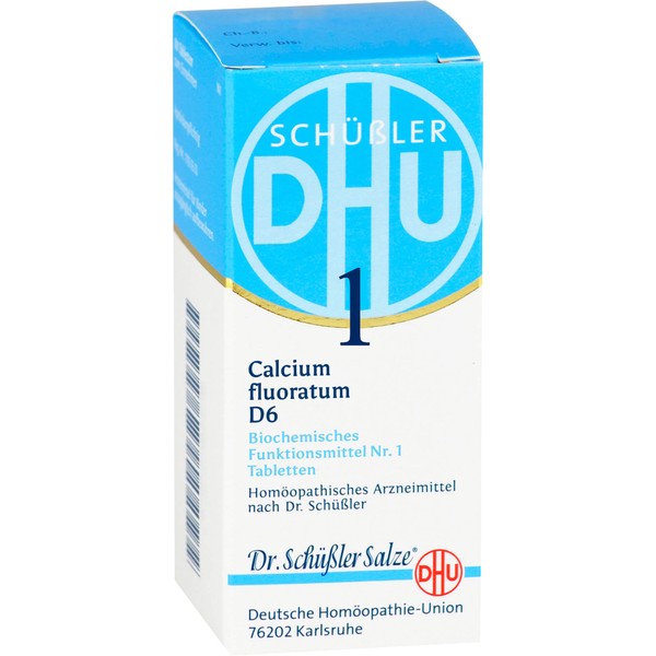 DHU Schüßler-Salz Nr. 1 Calcium fluoratum D6 Tabletten, 420 pcs. Tablets