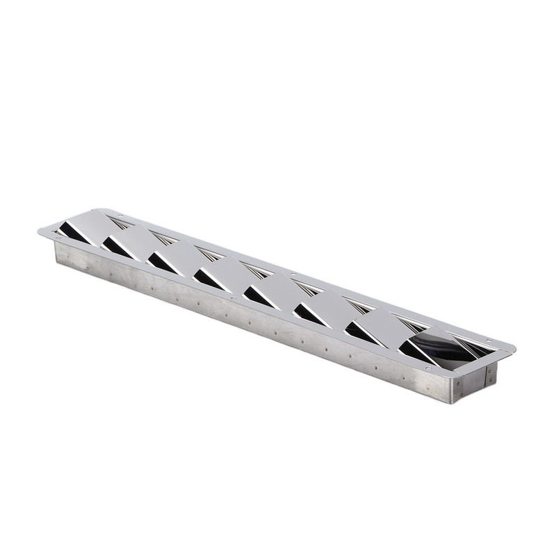 Marine Vent Grille Oblong Stainless Steel 8 Slots Grid Cover