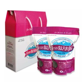 Frani and Zooey 토황토 히마스설퍼솔트 천연유황소금 입욕제, 850g, 2개입 Tohwangto Himalayan Sulfur Salt Bath, 850g, 2 Pieces