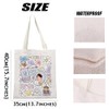 MEIKIUP JIMIN Canvas Tote Bag K-pop Group Bangtan Shoulder Bag