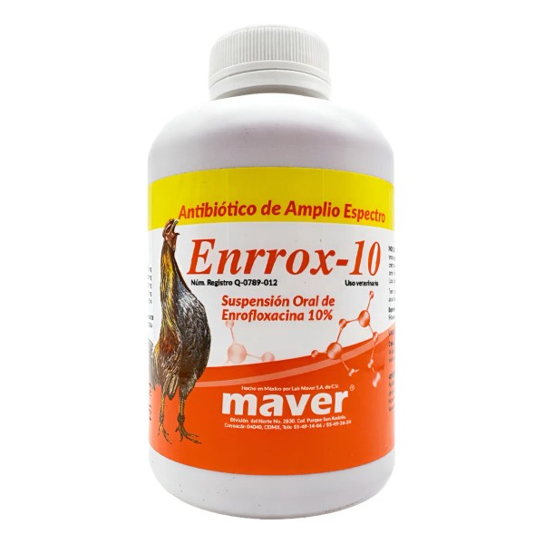 Enrrox-10 500ml - Antibiótico En Agua Bebida (catarros)