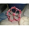 AJT MINI SIZE HIBISCUS FLOWER CONCHA COOKIE CUTTER MEXICAN SWEET