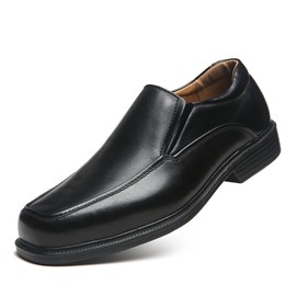La Milano Wide Width Mens Geniune Leather Moc Toe Slip On Dress Shoe in EEE Width