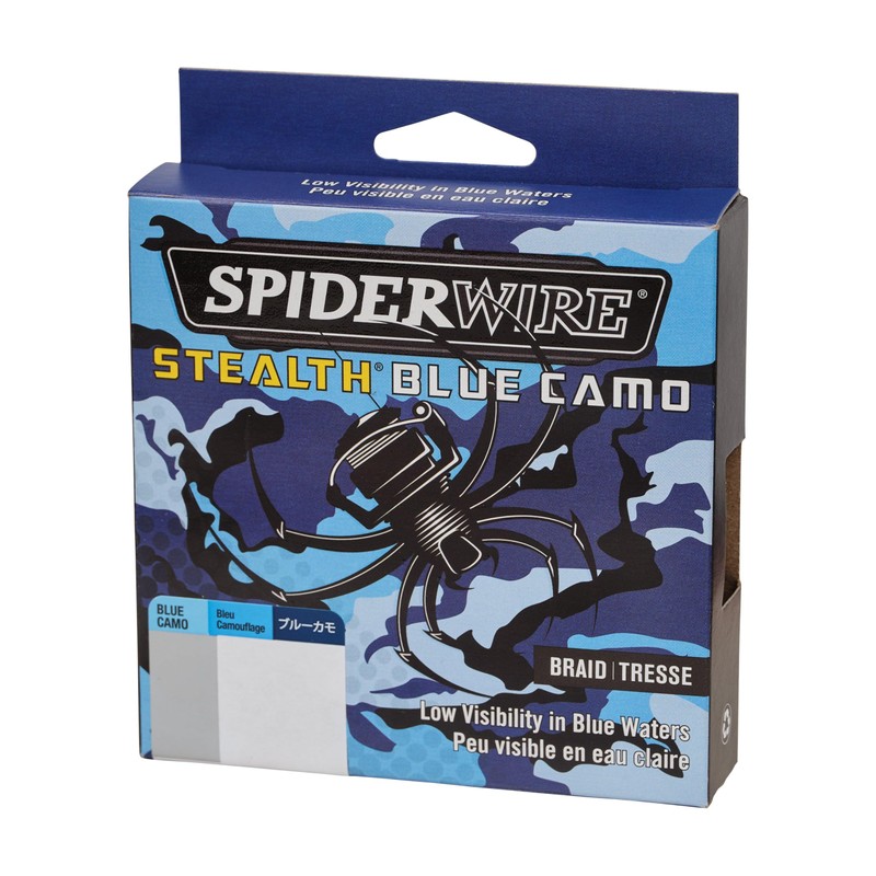 SpiderWire Stealth Blue Camo Braid