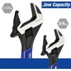 WORKPRO 2-piece Adjustable Wrench Set 6-Inch & 10-Inch Wrenches Metric