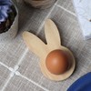 Papierdrachen 4 Wooden Egg Cups – High-Quality Easter Decoration –