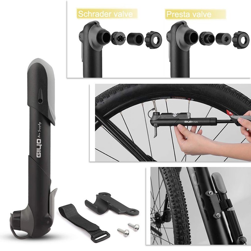 Bicycle Saddle Bag with Bicycle Pump and Bicycle Repair Set,