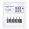 Silverline 718109 T4 Cr-V Screwdriver Bits 10pk T4