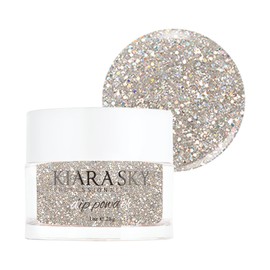 KIARA SKY Kiara Sky Long Lasting Nail Dip Powder Silver Tones 1 oz, Time for Selfie