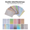 UTEBIT 26 Color Photo Backdrop Board 11.7x16.5 Inch Small Shooting