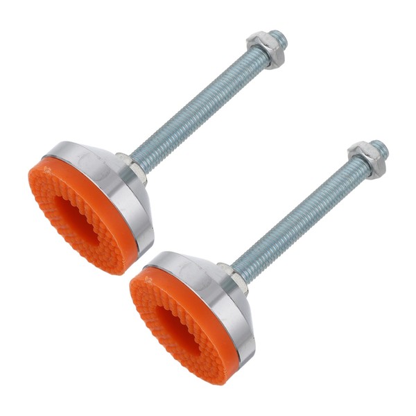 Operitacx 2pcs Adjustable Heavy Duty Carbon Steel Leveling Feet with