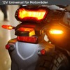 evermotor Running Effect Motorcycle Indicator LED E-Approved, Pack of 2