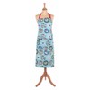 Ulster Weavers 37.4"x27.6" Frosty Garland Cotton Apron, SkyBlue