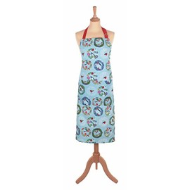 Ulster Weavers 37.4"x27.6" Frosty Garland Cotton Apron, SkyBlue